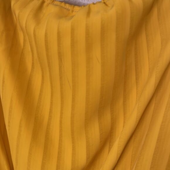 SHOWPO. CUPIDS ARROW PLAYSUIT IN MUSTARD | size 6 - Picture 9 of 11